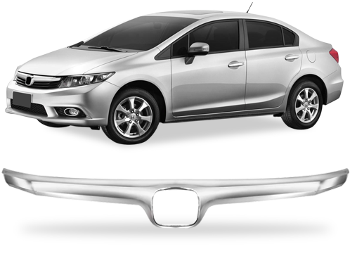 Friso Cromado Civic 2012 a 2015