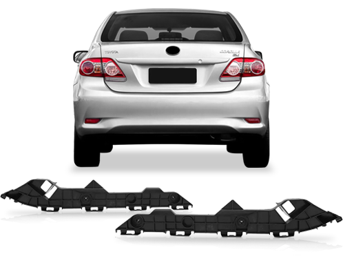 Guia de Suporte Parachoque Traseiro Corolla 2012 a 2014