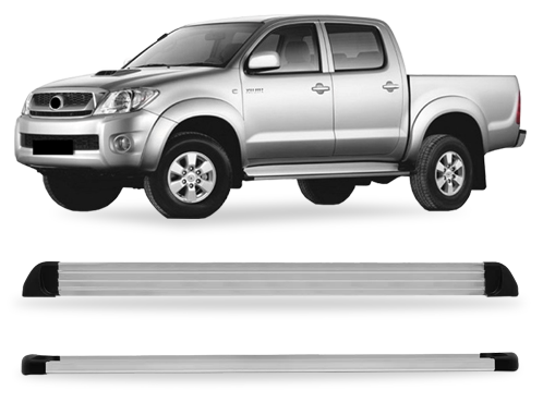 Jogo de Estribos Hilux 2005 a 2015 2 Peças