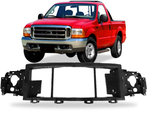 Painel da Grade F250 1999 a 2004 Plástico